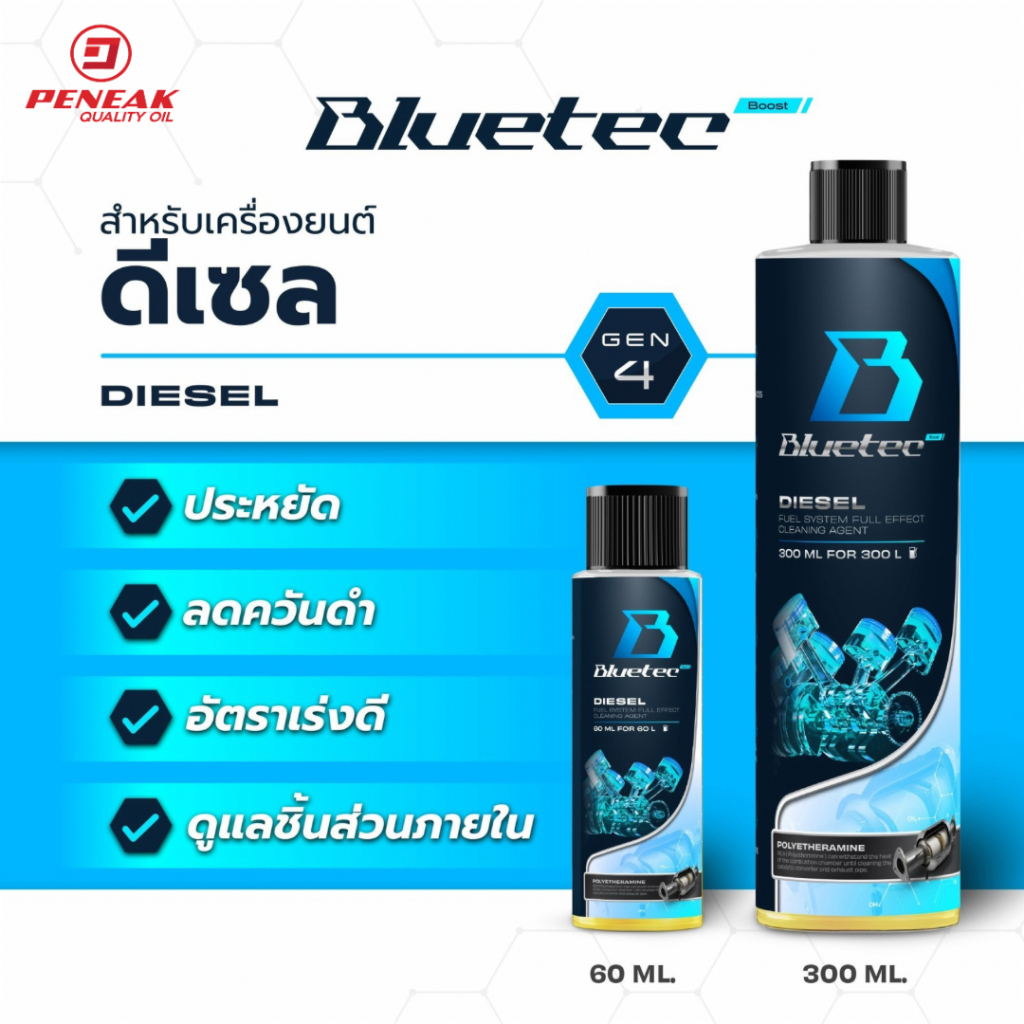 Bluetec สำหรับเครื่องยนต์ดีเซลและเบนซิน | Shopee Thailand
