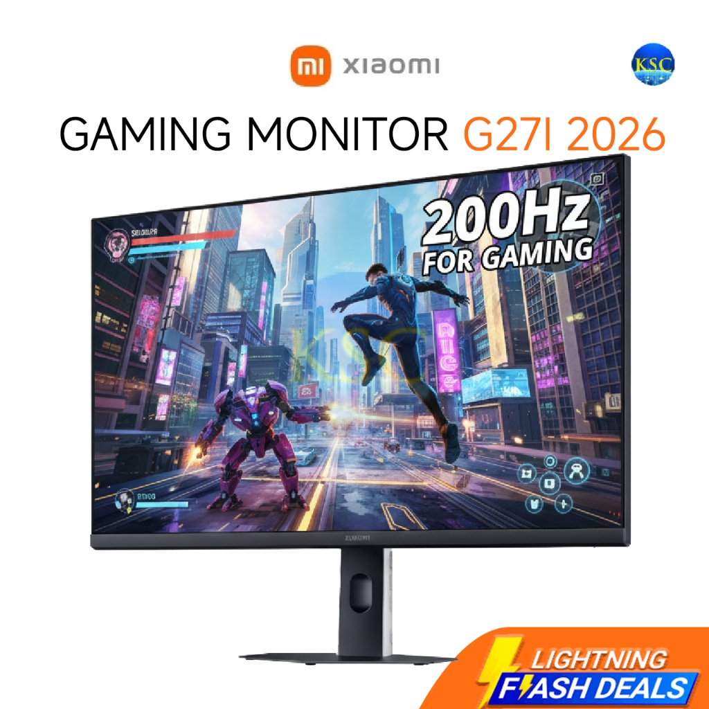 ส่งด่วน Xiaomi Gaming Monitor G27i G24i 2026 จอคอมเกมมิ่ง รีเฟรชสูง 200Hz 1ms HDR400 IPS