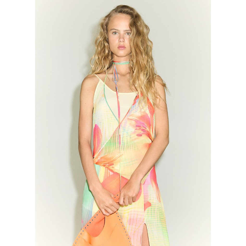 [MANGO] DRESS NEREIDA  / เดรส รุ่น DRESS NEREIDA Ref: 77050627