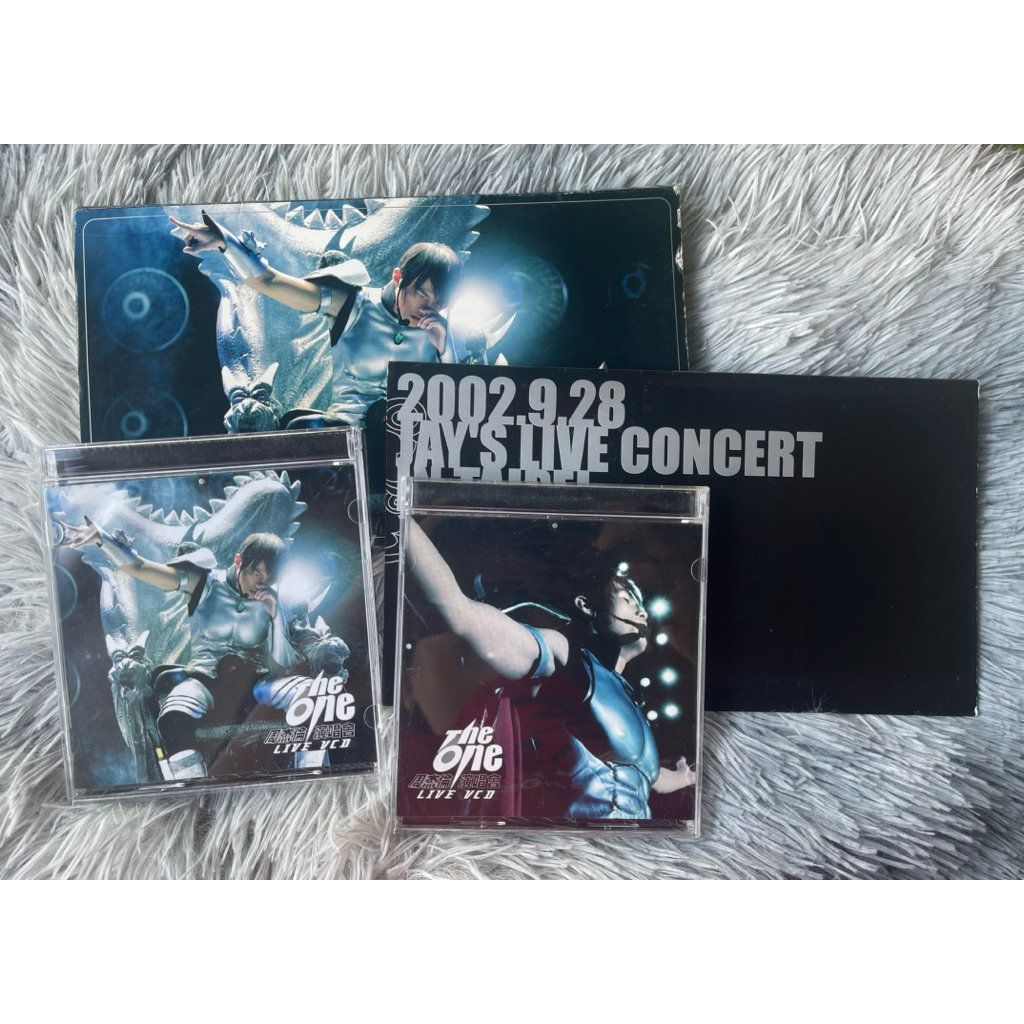 VCD 新加坡压制周杰伦Jay Chou 2002 The One 演唱会Live 2VCDs