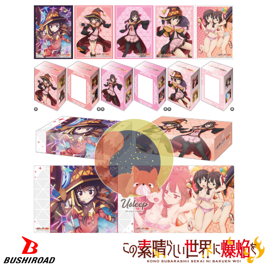 megumin card sleeves Konosuba - Darkness Aqua 76 cards) can be stored when the cards are loaded inside Bushiroad Sleeve Collection + regular sleeve guard (0.2mm thick per sleeve) Sleeves](USED) Bushiroad Sleeve Collection -