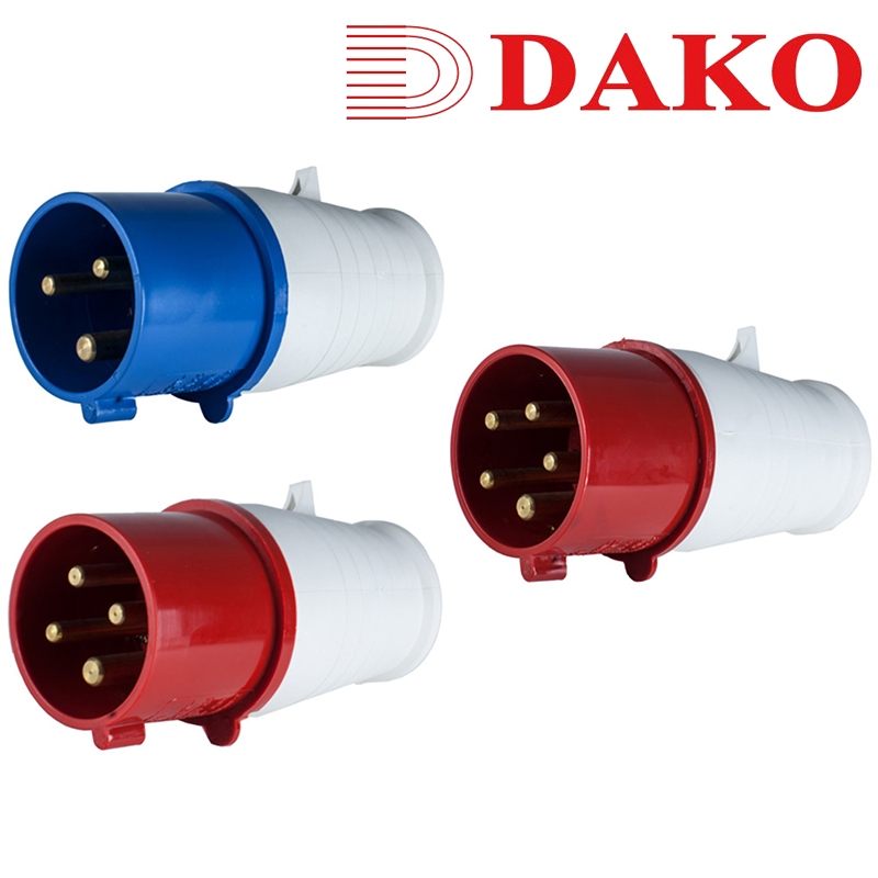 HT013 , HT014 , HT015 / HT023 , HT024 เพาเวอร์ปลั๊กตัวผู้ IP44 16A ...