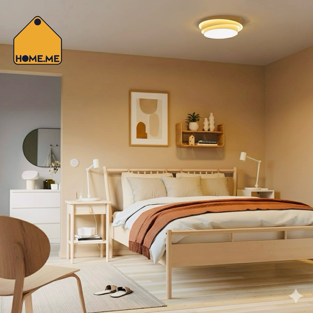 โคมไฟเพดาน ikea อิเกีย ไม้เบิร์ช, 44 ซม. NÖSUND เนอซุนด์ | Shopee Thailand