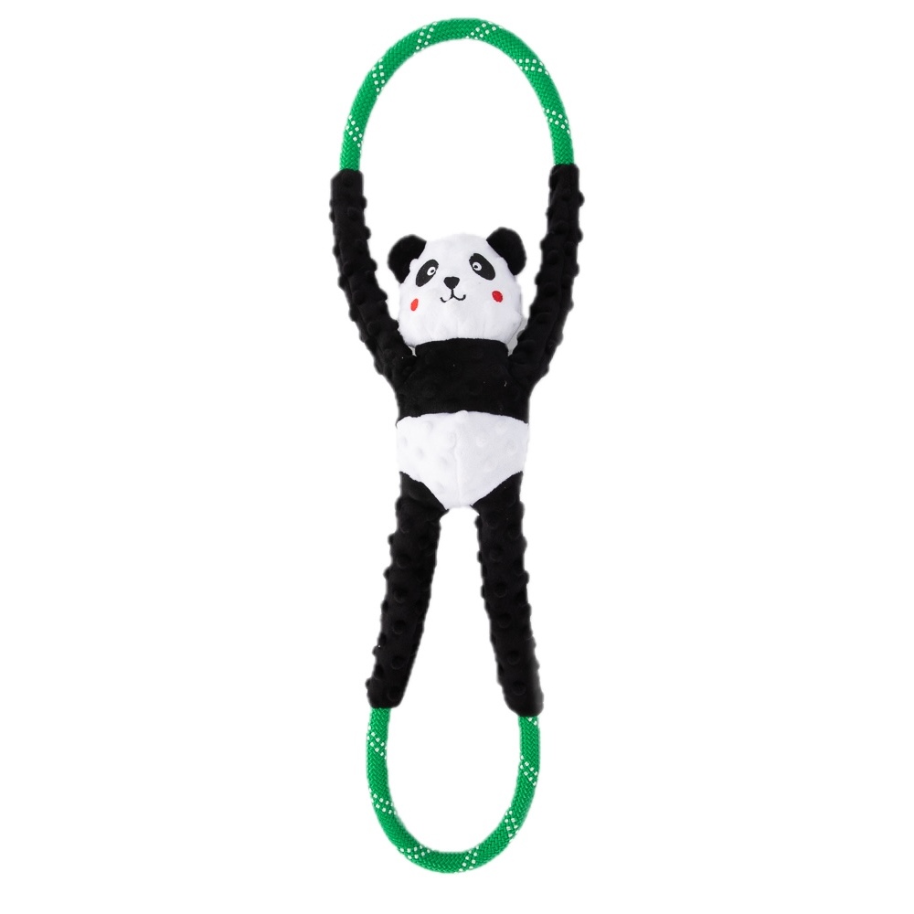 ZippyPaws Panda RopeTugz Dog Rope Toy เชือกชักเย่อรูปแพนด้า RopeTugz ...