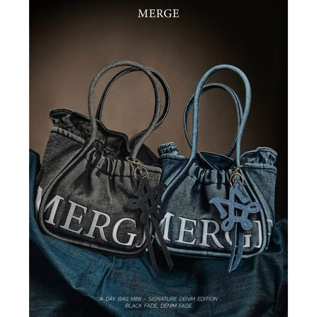 Merge A Day Bag Mini - Denim Edition 2สีใหม่ ของแท้ | Shopee Thailand