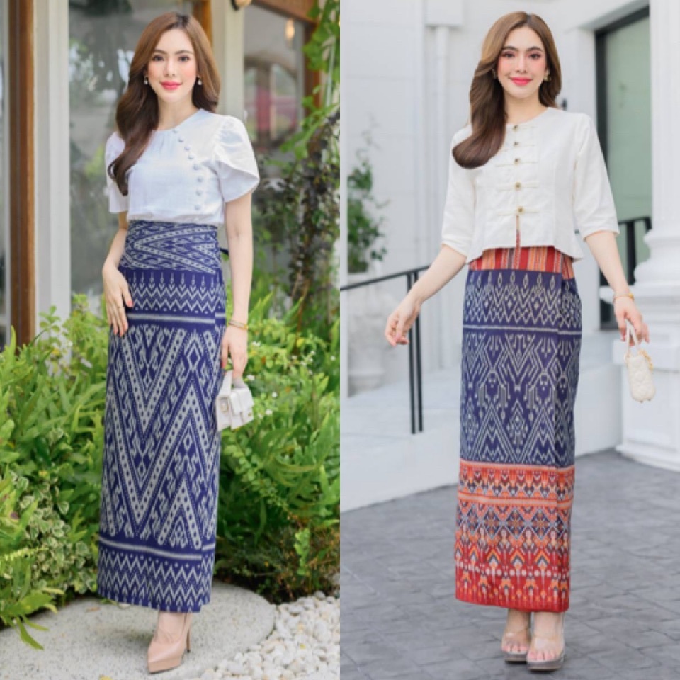 ผ้าถุงลายลิซ่า ผ้าซิ่นผ้าลายไทย (มีไซร้คนอ้วน)