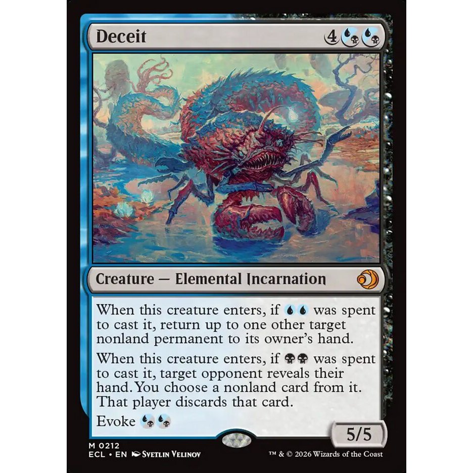 Deceit การ์ด Magic the Gathering [MTG] ของแท้ | Shopee Thailand