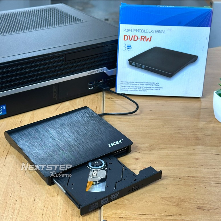 External DVD-RW USB แบรนด์ Acer สินค้าค้างสต็อค ยังไม่ใช้งาน | Shopee ...