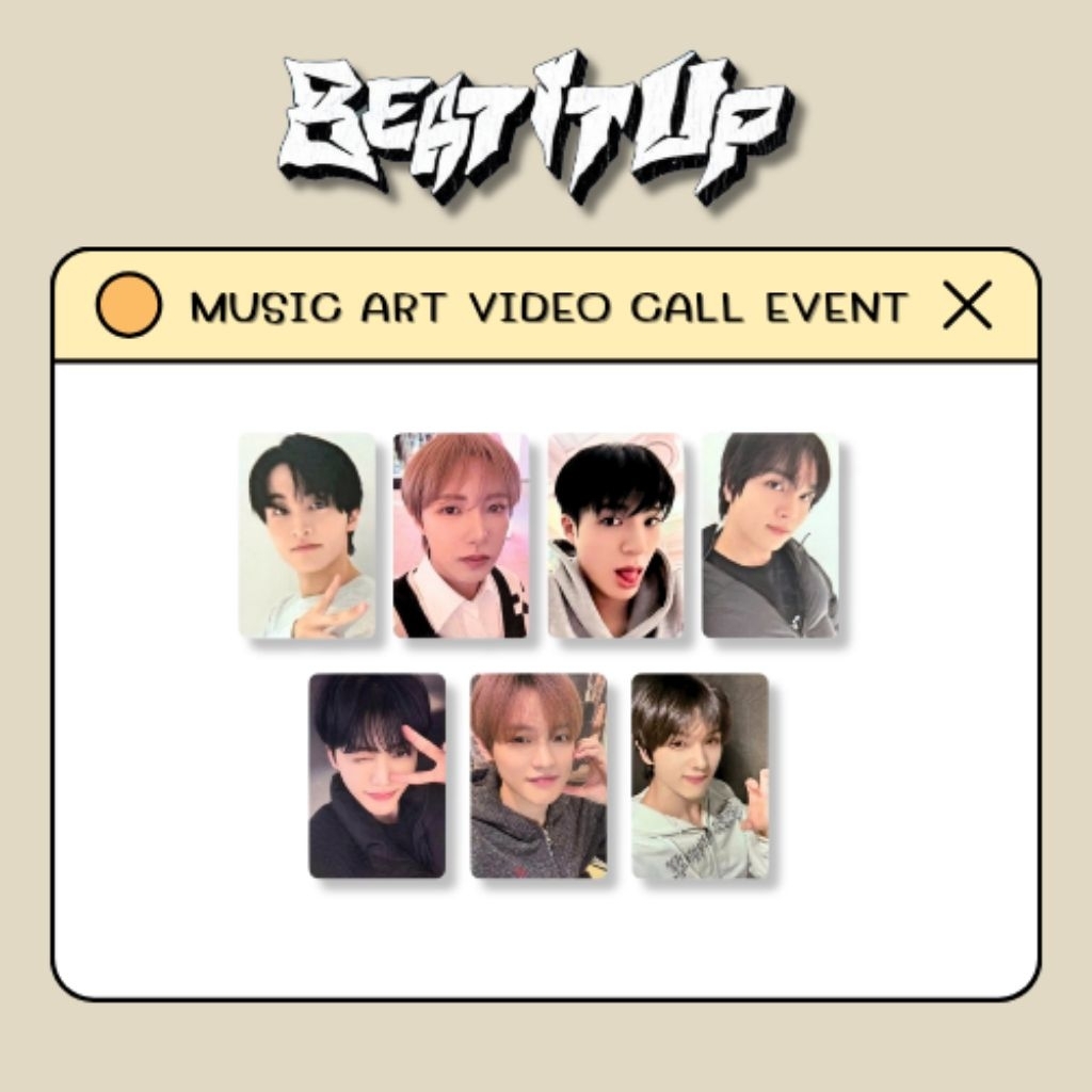 [PRE] | NCT DREAM - Beat It Up Music Art Video Call Event (Photocard ...