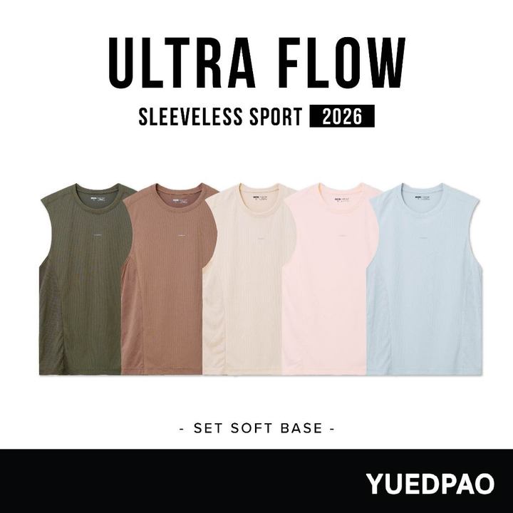 Yuedpao Sportswear - Ultra Flow Sleeveless Sports 2025+2026 (Set Soft Base) เสื้อออกกำลังกายแขนกุด เสื้อกีฬา (10 สี) — เสื้อผ้ากีฬาและเครื่องแต่งกาย แบรนด์ Yuedpao ของแท้ 100% เช็คราคาจาก Shopee Lazada thumbnail 4