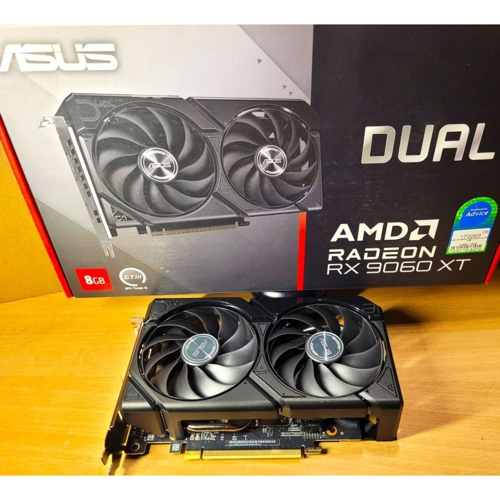 ASUS Radeon RX9060XT 8GB GDDR6 ประกัน Advice RX 9060XT AMD 9060 แรงกว่า ...