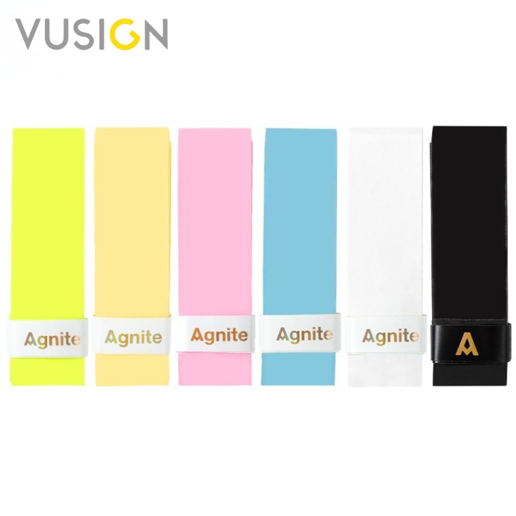 Vusign เทปพันไม้แบดมินตัน เทปพันไม้แบด ที่พันไม้แบด ป้องกันการเสียดสี ทนต่อการใช้งาน Racket ticket