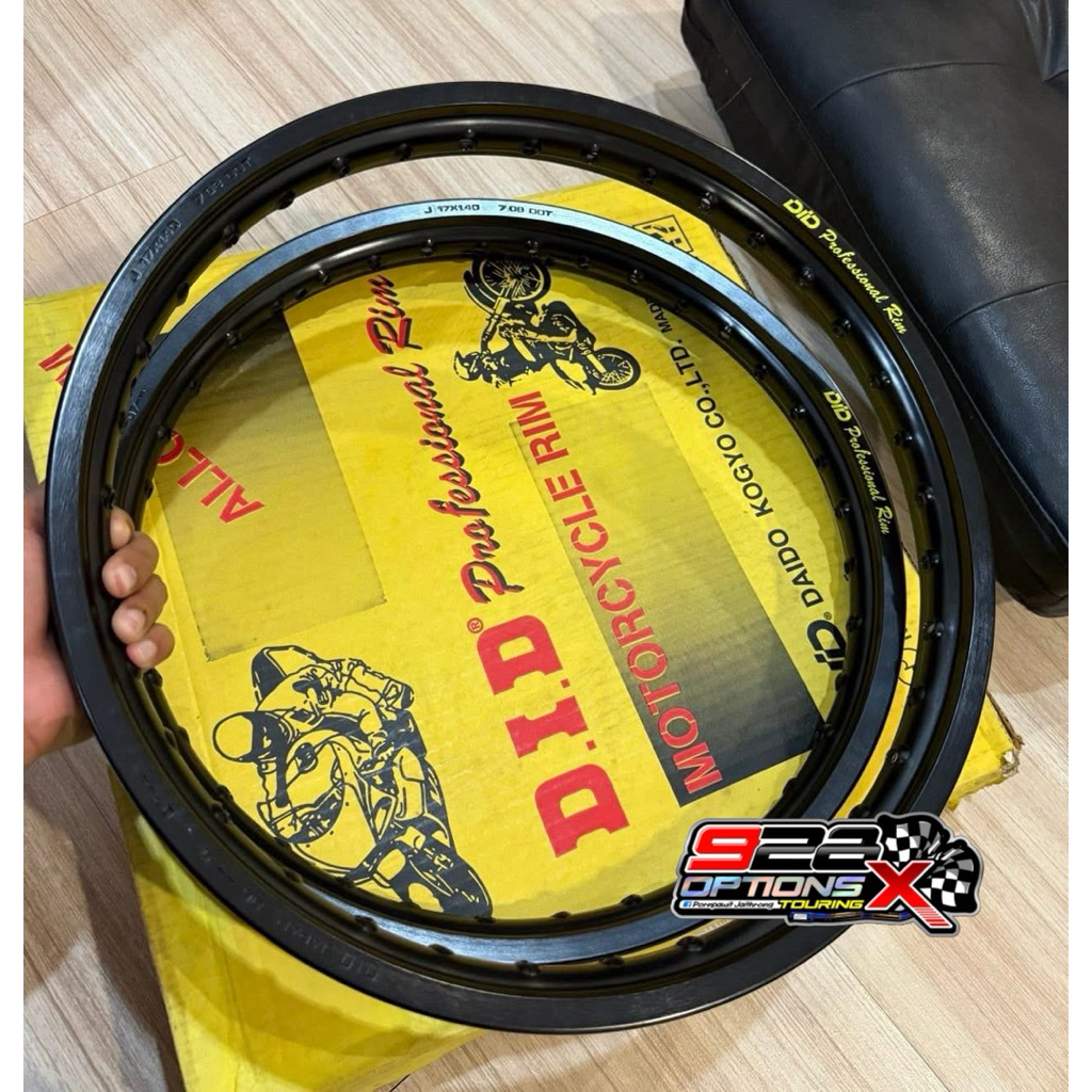 DID Professional Rim J17x1.40 ゴールドリムカラー วงล้อ D.I.D แท้ (รุ่น Professional Rim) J17x1.40 ผลิตจากประเทศ