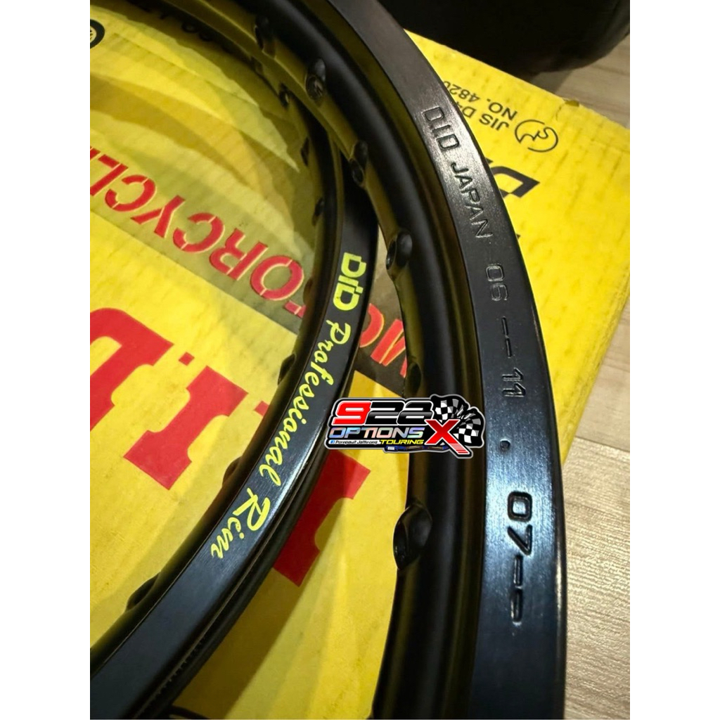 DID Professional Rim J17x1.40 ゴールドリムカラー วงล้อ D.I.D แท้ (รุ่น Professional Rim) J17x1.40 ผลิตจากประเทศ