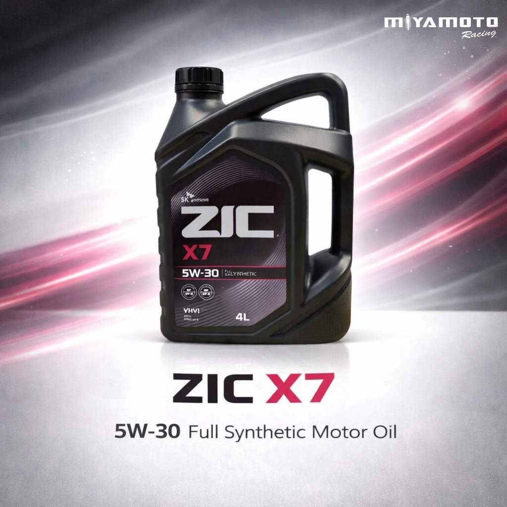 ZIC x7 เบนซิน 5W-30 API SPน้ำมันเครื่องรถยนต์เบนซิน สังเคราะห์แท้ ZIC ...
