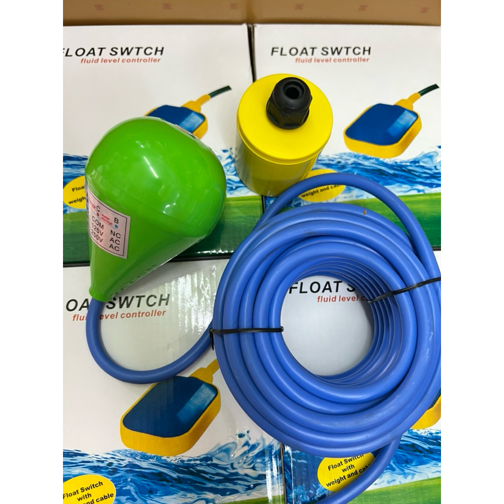 ลูกลอย กลม ทรงหยดน้ำ ของแท้ใหม่ Flygt float switch ลูกลอย10 เมตร ระดับ ...