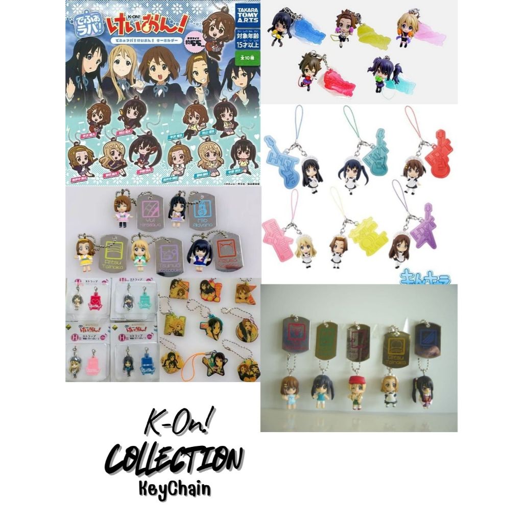 K-On! - Keychain - Figure Little Mascot - พวงกุญแจโมเดลการ์ตูน - K-On ...