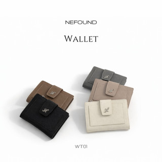 WT01 NEFOUND Ví ngắn da PU cao cấp