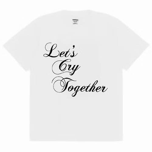 VGH LET CRY TEE - WHITE