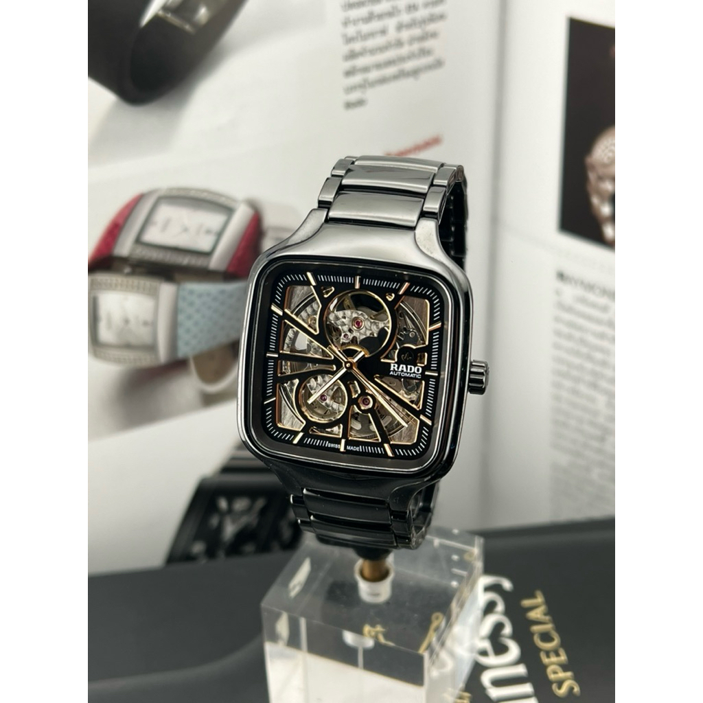 Rado True Square Automatic Open Heart Ref.R27086162 | Shopee Thailand