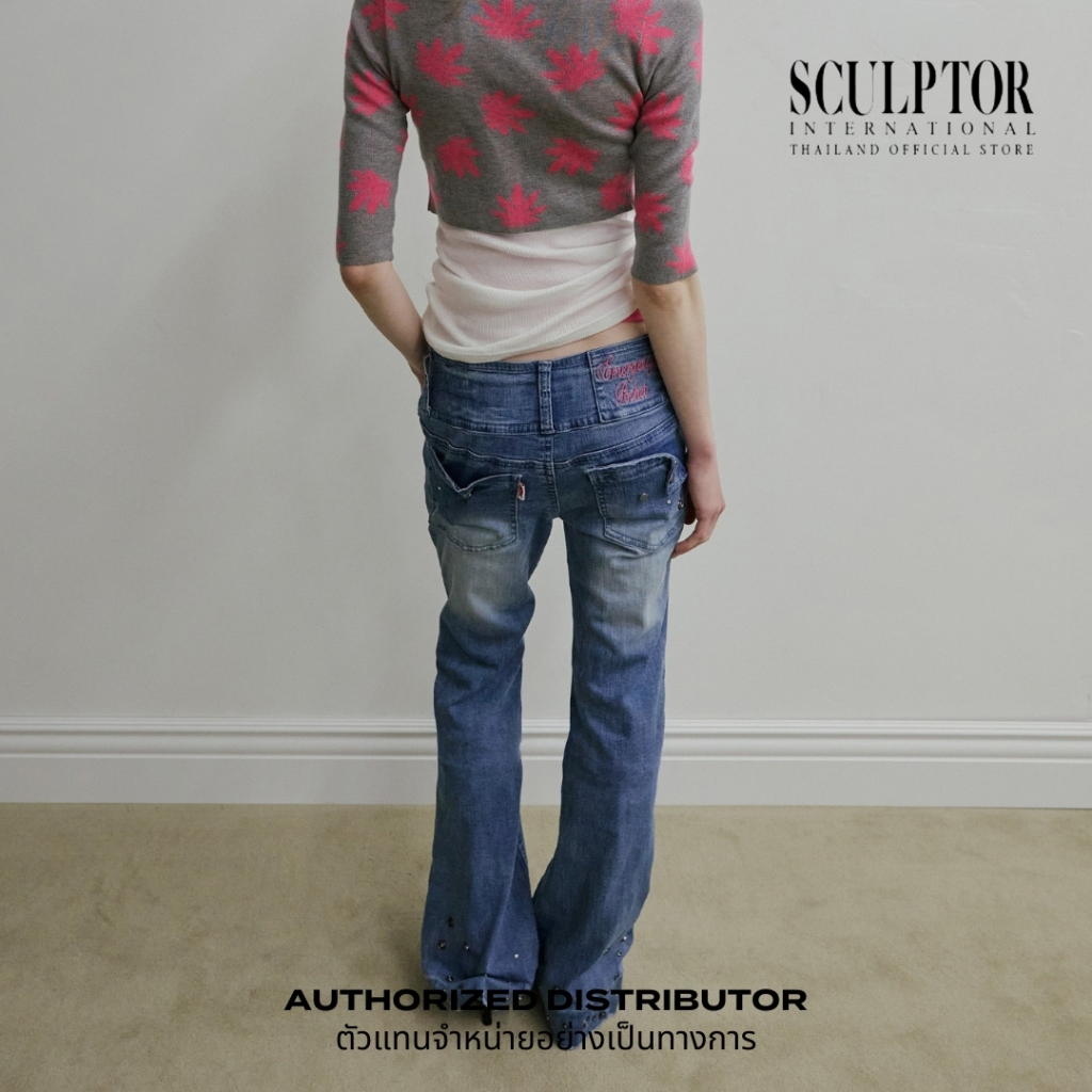 SCULPTOR® กางเกงยีนส์ DIY Bootcut Denim | Shopee Thailand