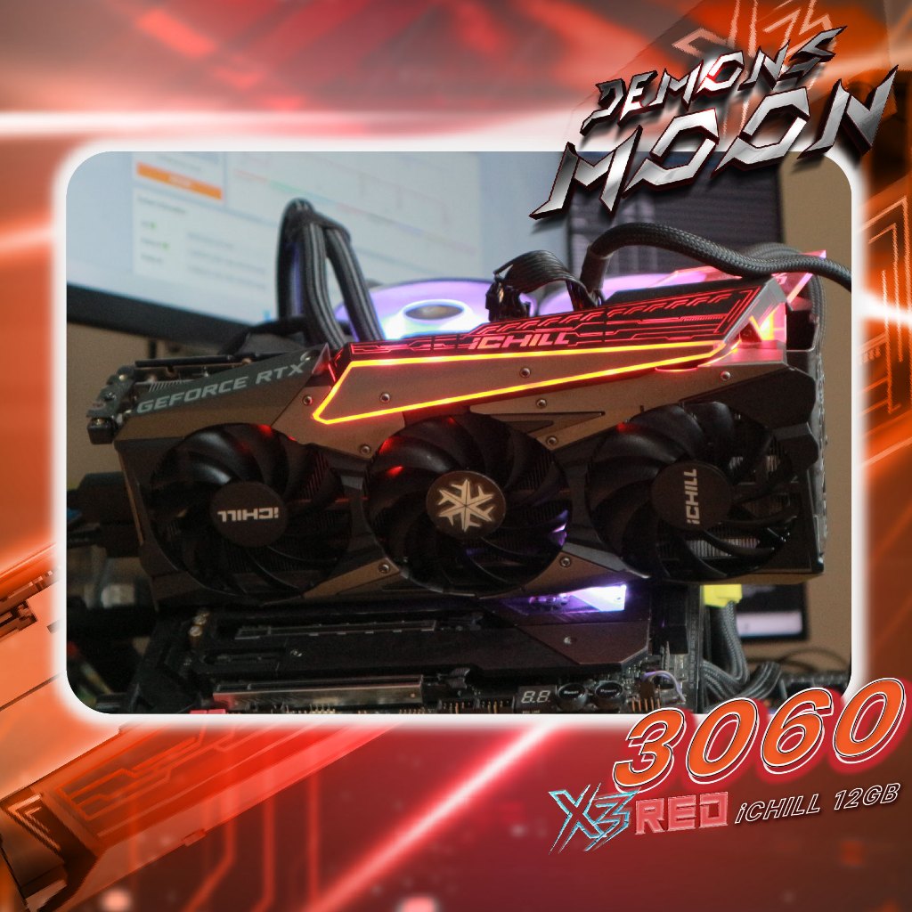 3060 ICHILL X3 RED Inno3D GeForce RTX 12GB (กาดจอมือสอง) + ประกันใจ 7 ...