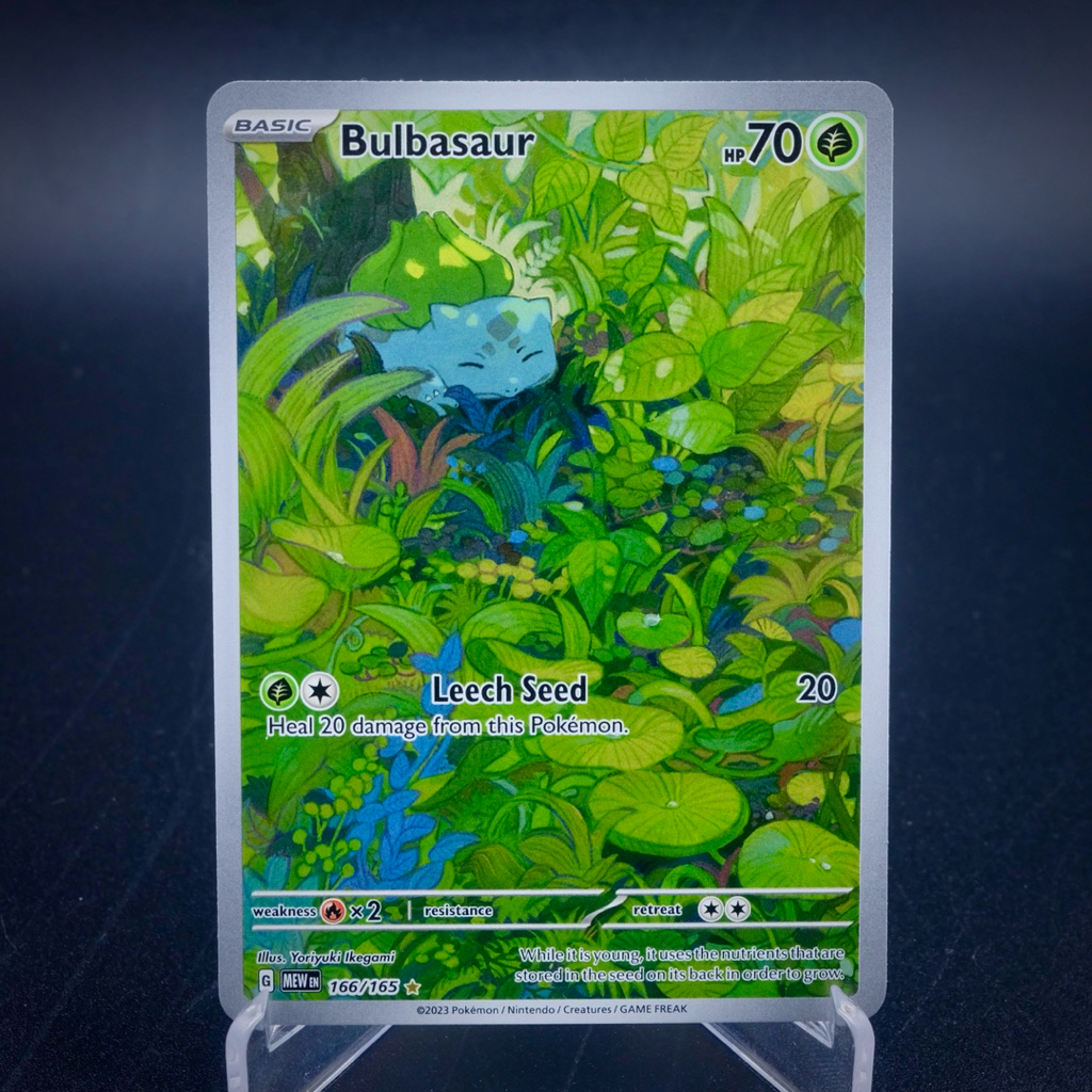 Bulbasaur 166/165 IR | Pokémon TCG English | 151 Series | Illustration ...