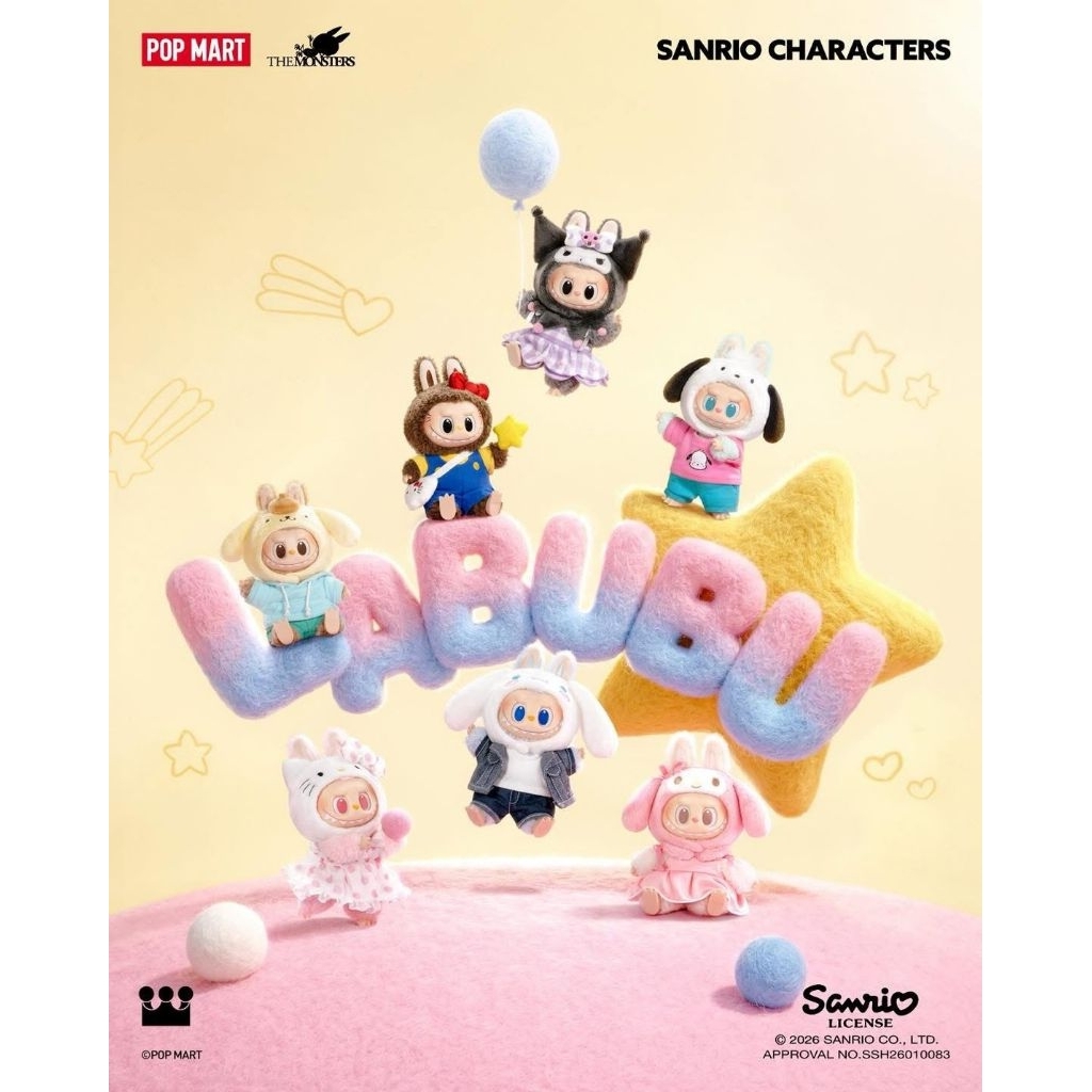 LABUBU THE MONSTERS X SANRIO CHARACTERS | Shopee Thailand