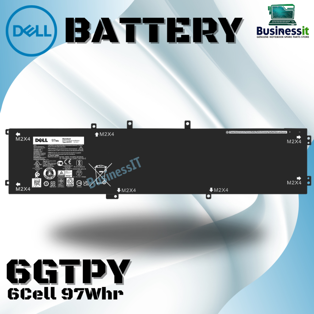 Battery แบตเตอรี่ Dell XPS 9570 6GTPY 4K1VM GPM03 W62W6 แท้ ศูนย์ DELL ...