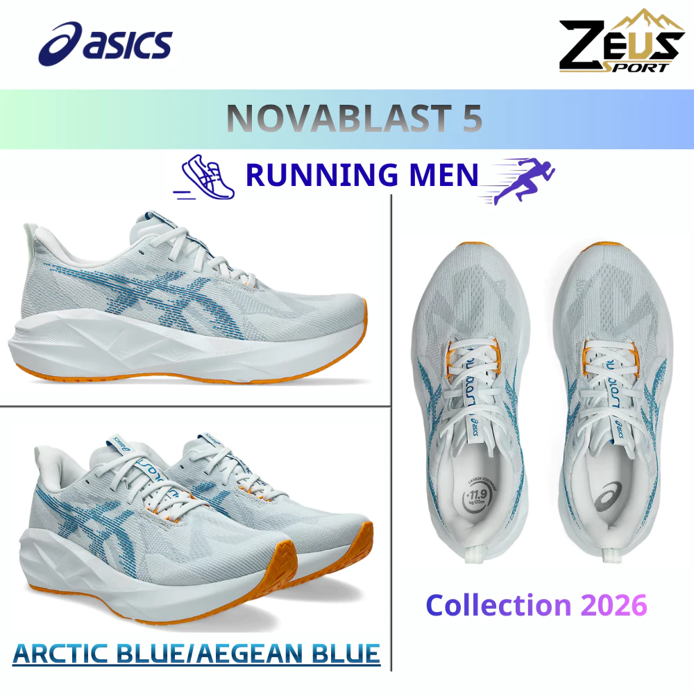 ASICS NOVABLAST 5 & 6 รองเท้าวิ่งผู้ชาย [RUNNING MEN] Daily Runner “นุ่ม เด้ง และตอบสนองดี” มากยิ่งขึ้น Easy Run thumbnail 5
