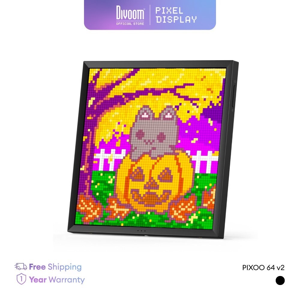 Divoom Pixoo-64 V2 กรอบแสดงผลพิกเซลอัจฉริยะผ่าน Wi-Fi | Shopee Thailand