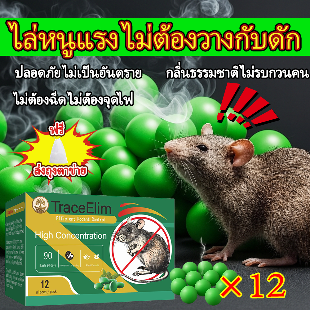 🐀ไล่หนูออกทันที! ลูกเหม็นไล่หนู สูตรสมุนไพร วางง่าย เห็นผลจริง หนูไม่ ...