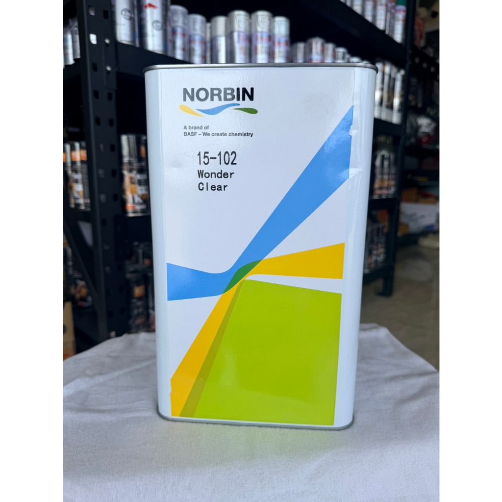 NORBIN 15-102 Wonder Clear + 75-22 MS Hardener ชุดเคลียร์แลคเกอร์ 2K ...