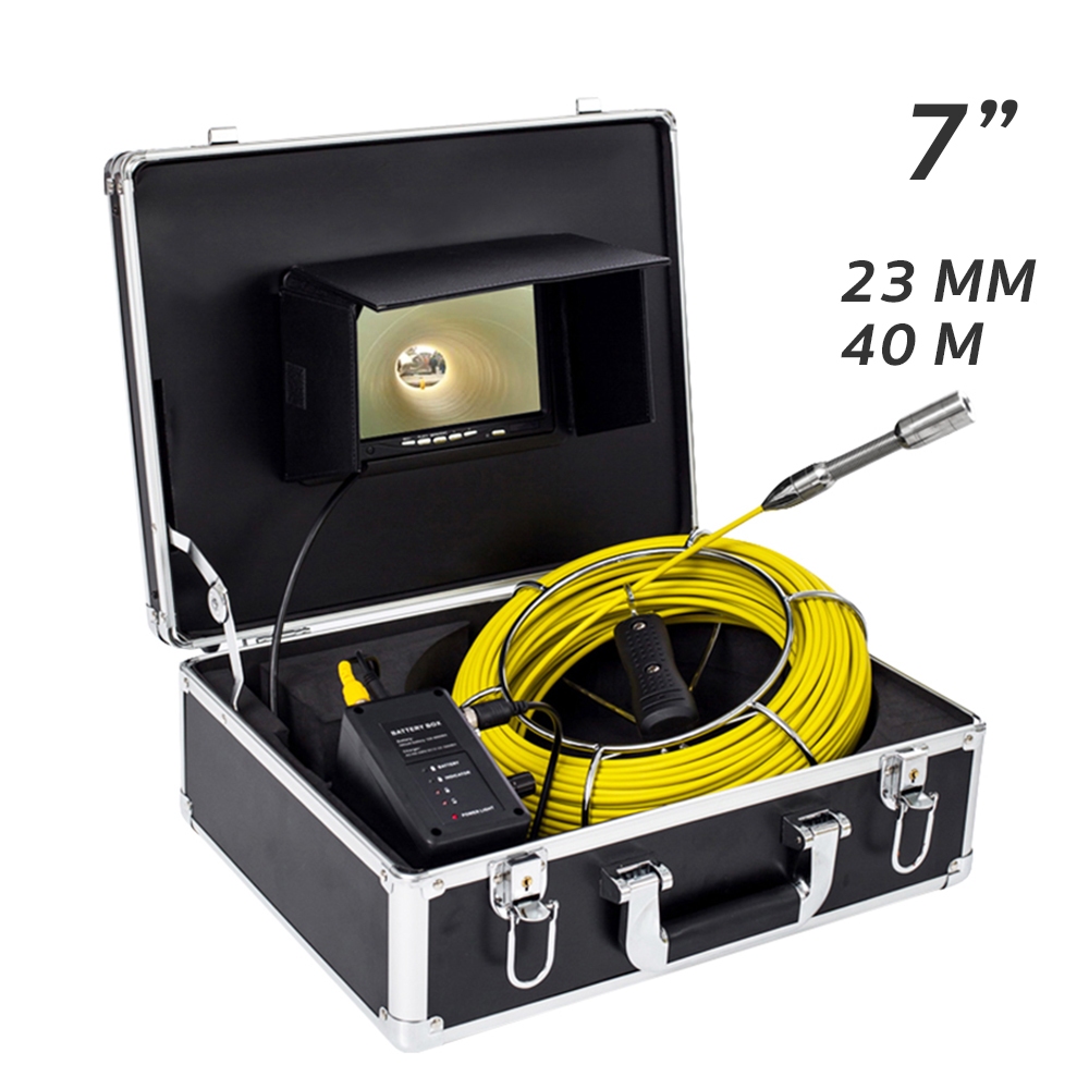 กล้องงู โรงงาน จอ 7 นิ้ว / 9 นิ้ว WF92-40M (23mm) 40m กล้องเอนโดสโคป ...