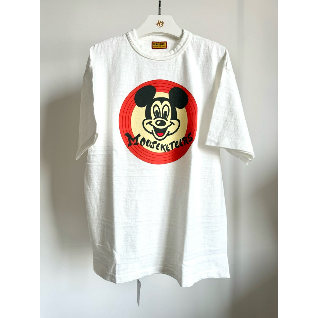 ของแท้] HUMAN MADE x MICKEY MOUSE CLUB GRAPHIC T-SHIRT (XX31TE007