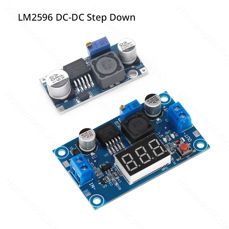 LM2596 LM2596HVS DC-DC Step Down Module โมดูลลดแรงดัน บอร์ดปรับแรงดันไฟ ...