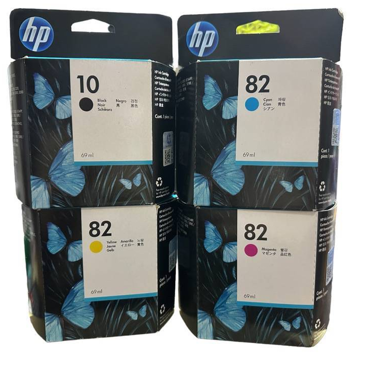 Hp 82 HP 10 สีดำ ของแท้ 100% กล่องตามรูปหมดอายุคะรับประกันการใช้งาน ...