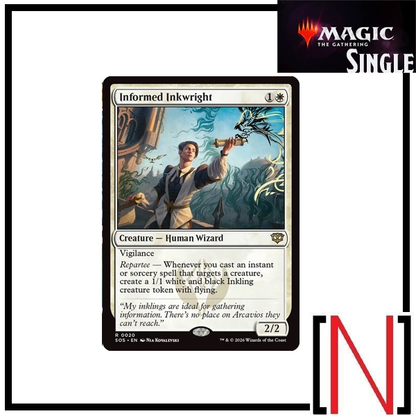 [MTG][Single][SOS] Informed Inkwright ระดับ Rare [ภาษาอังกฤษ] | Shopee ...