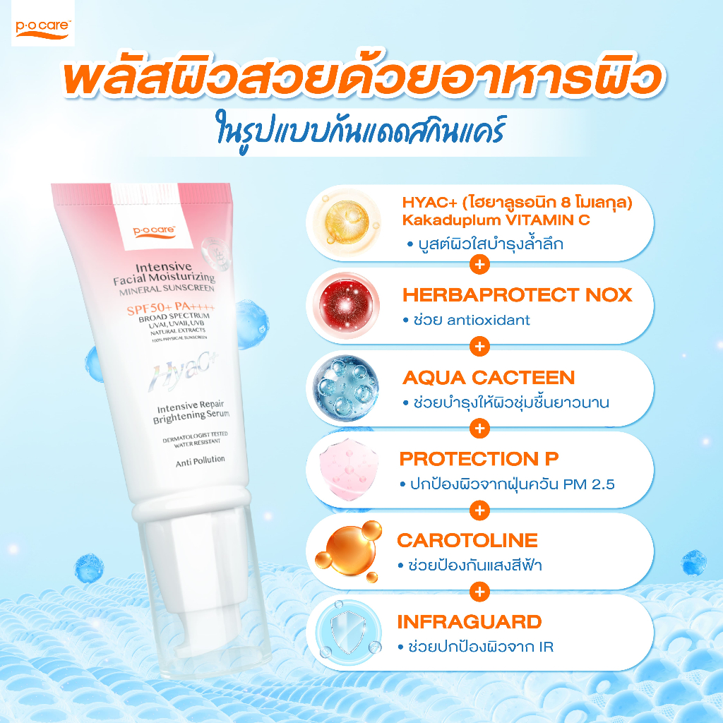 POCARE HYAC+ SUNSCREEN SPF50+ PA++++
