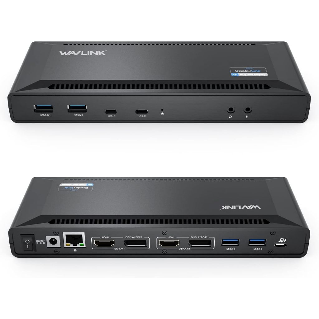 พร้อมส่ง) WAVLINK WL-UG69PD2 Universal USB C Laptop Docking