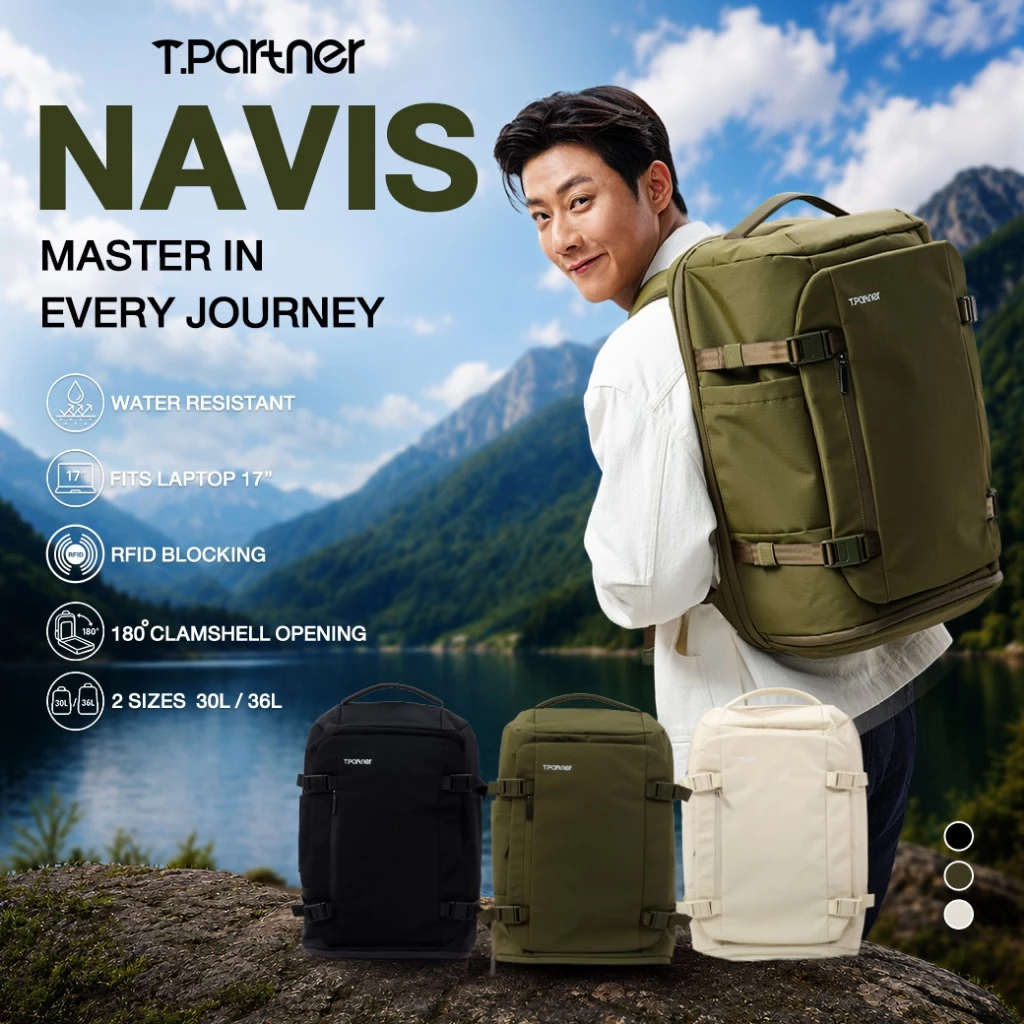 รีวิว Tpartner Navis เป้เดินทางของคนบ้าหอบฟาง ใส่คอม 17 นิ้วได้ ไม่ต้องแบกกระเป๋าหลายใบให้ปวดไหล่