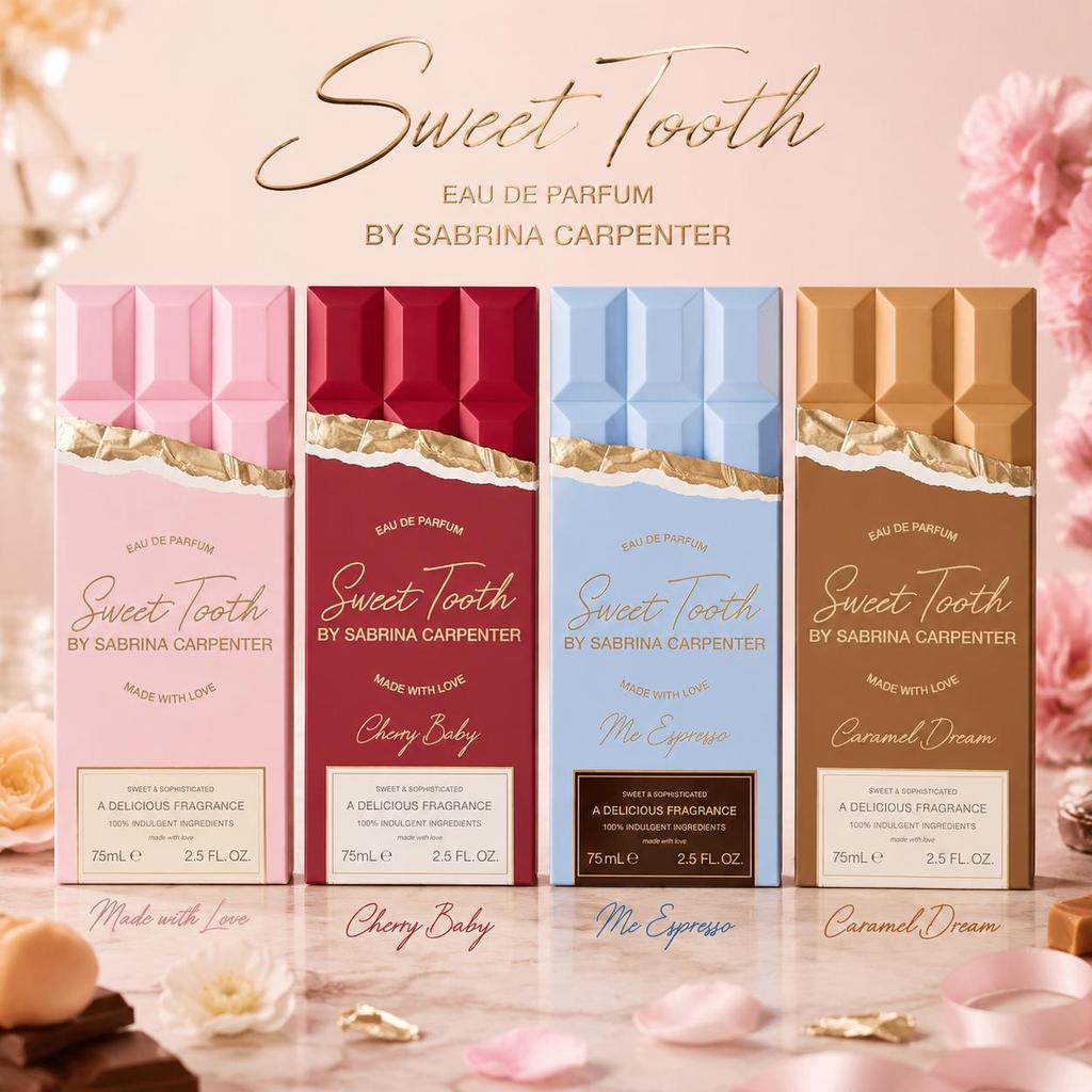 Sabrina Carpenter Sweet Tooth 75ml Perfume - Choose from 4 Gourmand ...