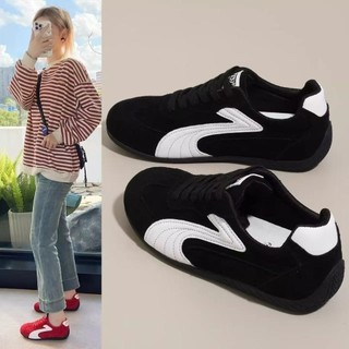 Giày nữ mới đa năng thể thao, phổ biến, đế mềm, thoáng khí, thiết kế retro, nhẹ cân