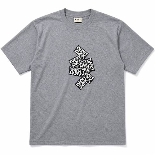 PURR TAP TEE - GREY COLOR