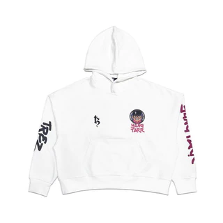 TZWORLDWIDE x YUNGTARR HOODIE WHITE