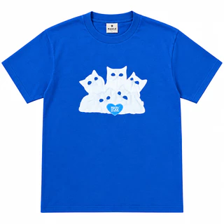 VGH X PURR WHITE CAT TEE