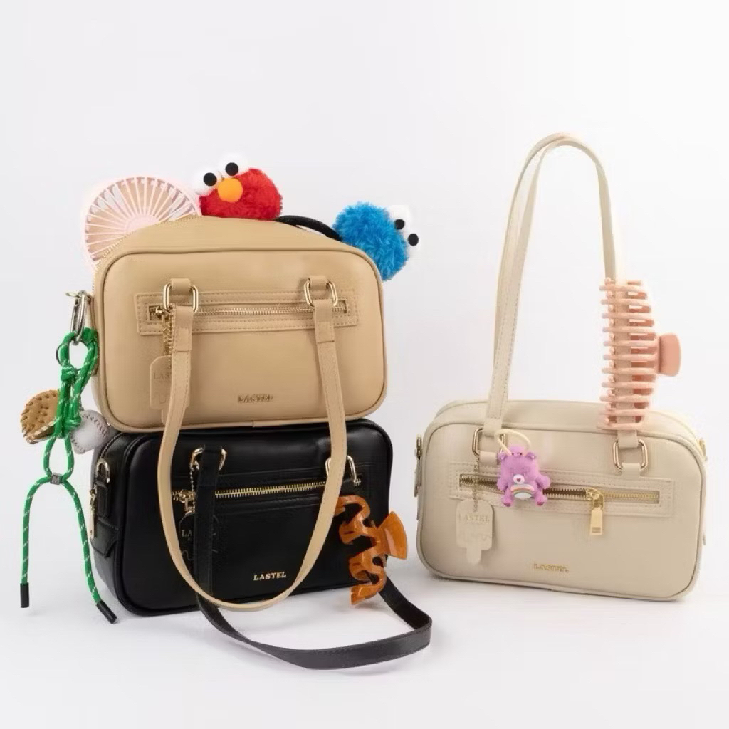 ส่งต่อกระเป๋าแบรนด์ Lastel รุ่น Ally สีไมโล มีทั้งสาย cross body และ ...
