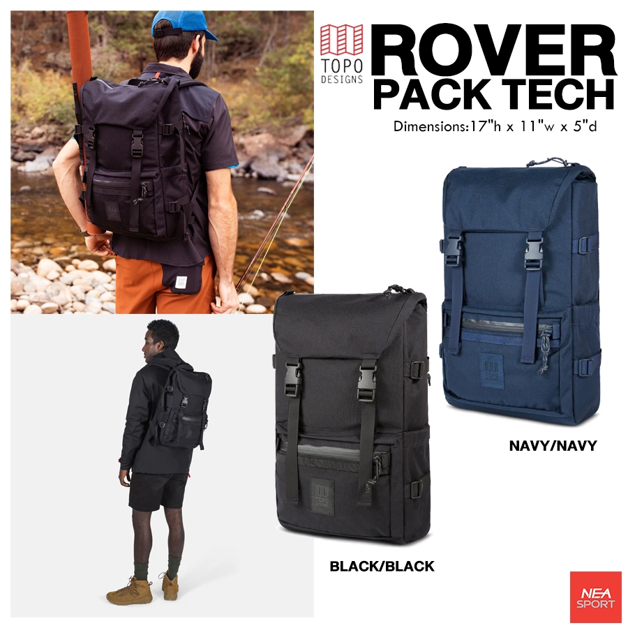 [พร้อมไปทุกเส้นทาง] TOPO DESIGNS Rover Pack Tech กระเป๋าเป้ สะพายหลัง ...