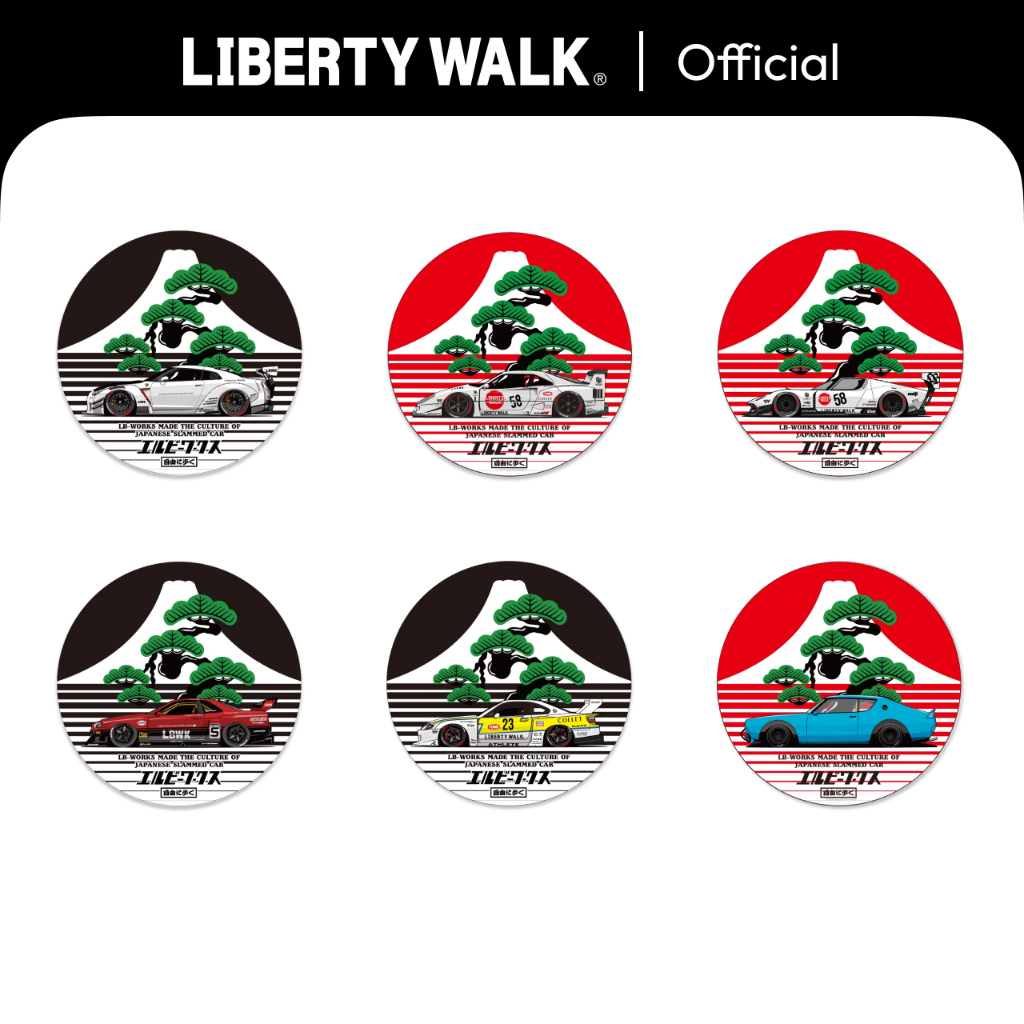 Liberty Walk LBWK Matsu Fuji Sticker LBWK | Shopee Thailand