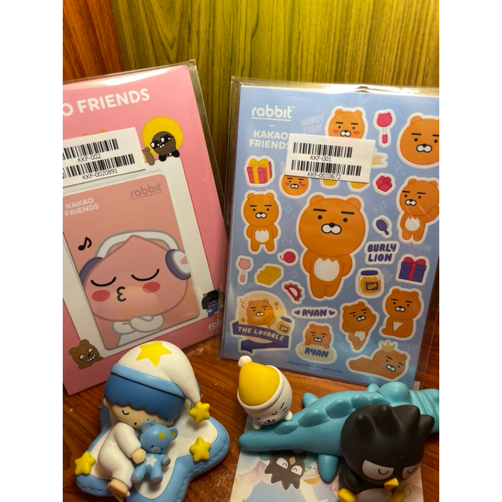 ♡ บัตรแรบบิท Rabbit x Kakao Friends Apeach & Ryan พร้อมสติกเกอร์ (บัตร ...